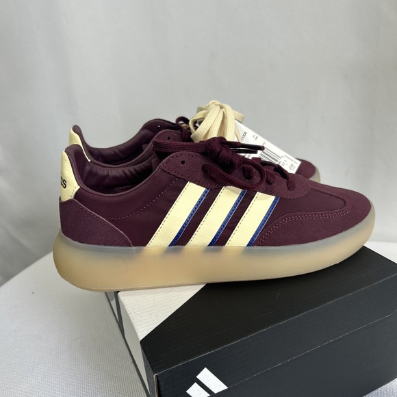 Adidas Barreda Decode Women's Size 6 Athletic Shoes Burgundy Casual Sneakers NEW - Picture 4 of 9